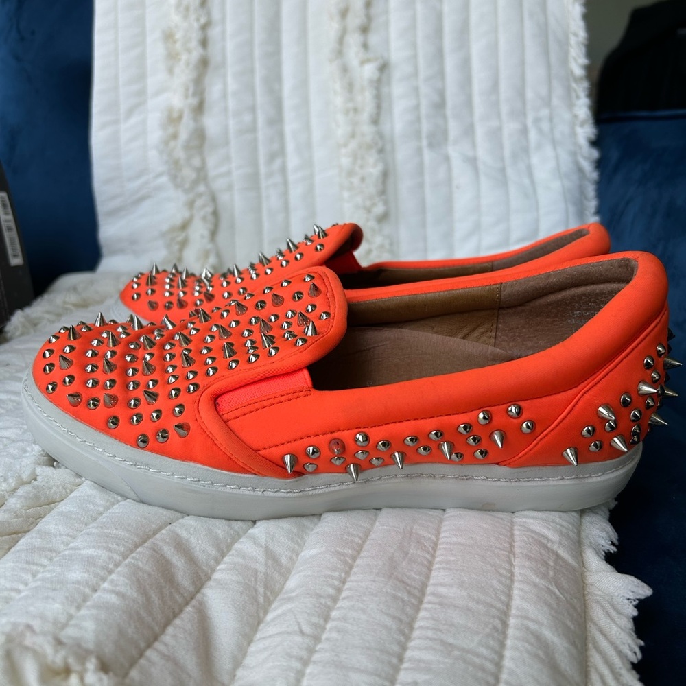 Jeffrey Campbell Spike Orange Slip-On Shoes size 8 - Picture 2 of 9